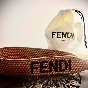 100% authentic Fendi Roma Designer Shoulder Strap and Dust Bag